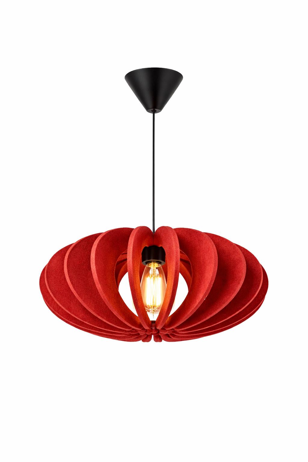 KIRMIZI TEKLİ SARKIT AVİZE UYGU 